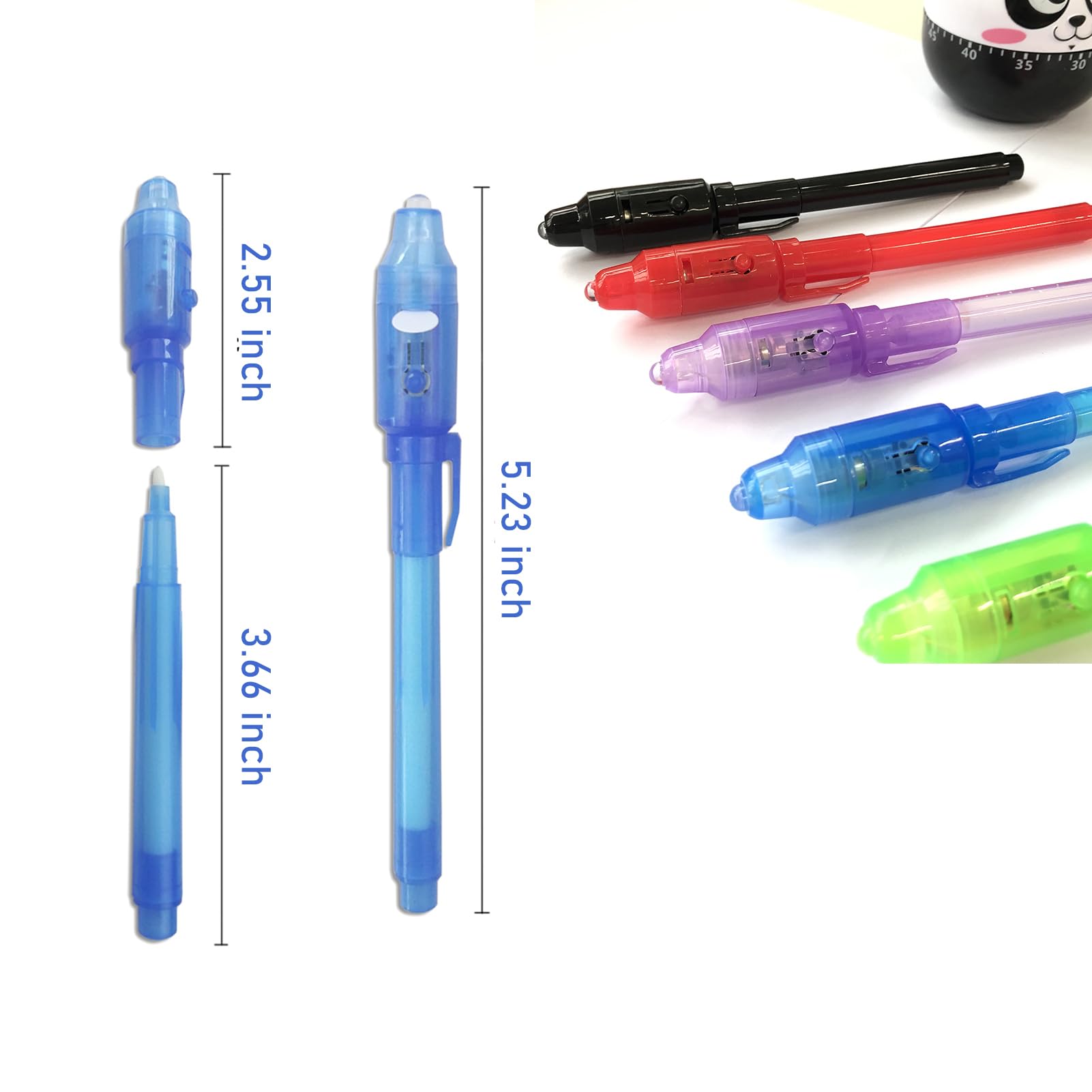 SCStyle Secret messages written on paper revealed under UV light