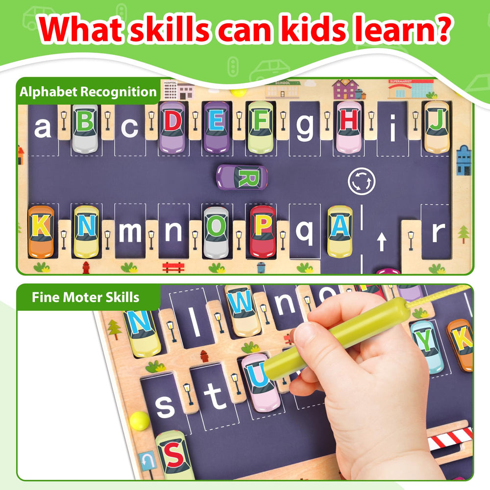 Scuwtocn magnetic pen and letter blocks improve hand-eye coordination during play