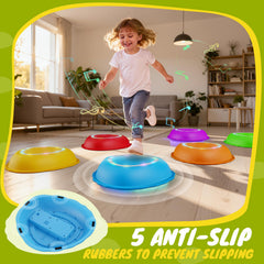 Scvcid anti-slip base stepping stones help keep little explorers safe during energetic jumps.