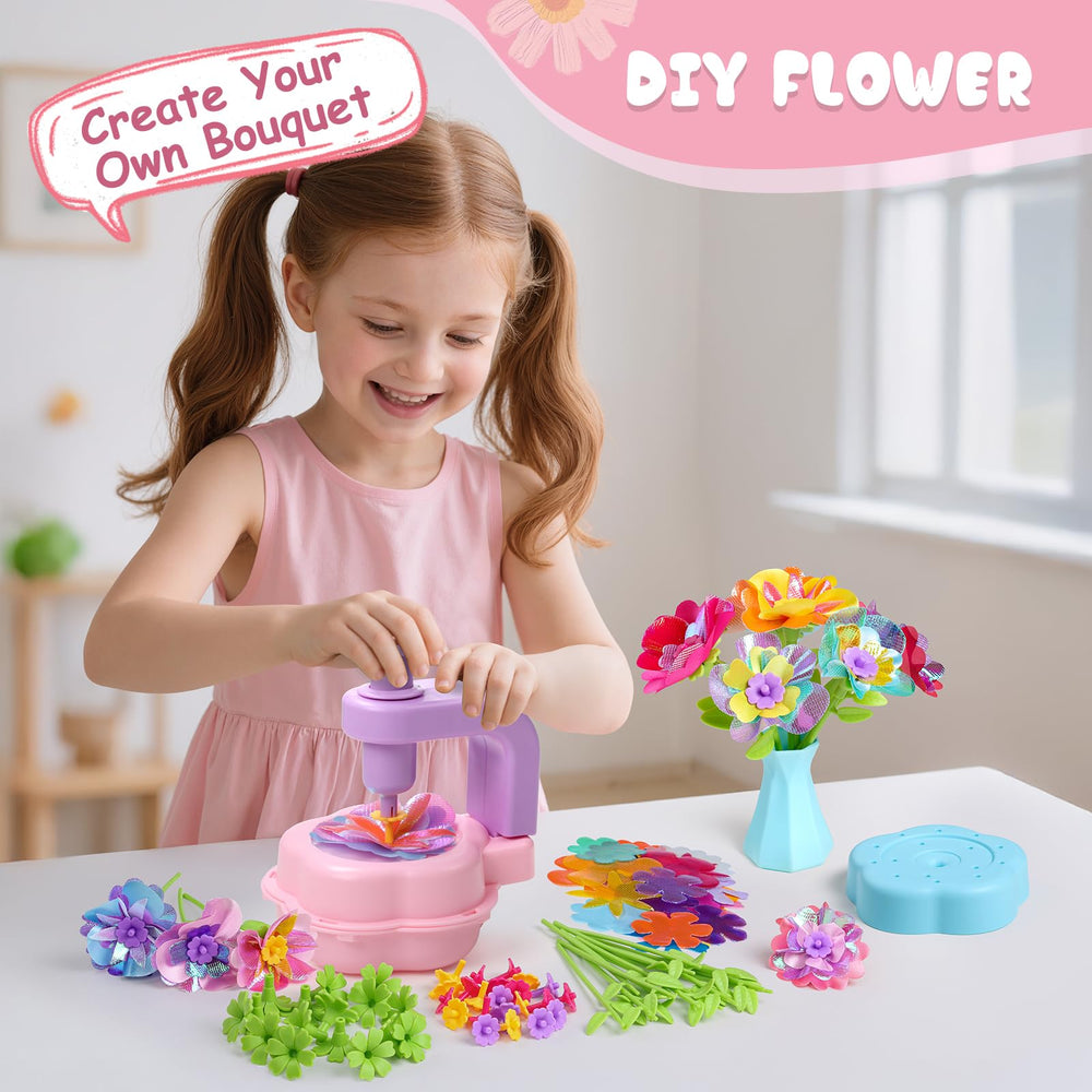 Scvcid Fabric Bouquet Toy features colorful pieces ideal for craft time and color mixing.