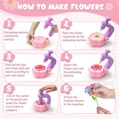 Scvcid Fabric Bouquet Toy prompts hands-on assembly to support hand-eye coordination.