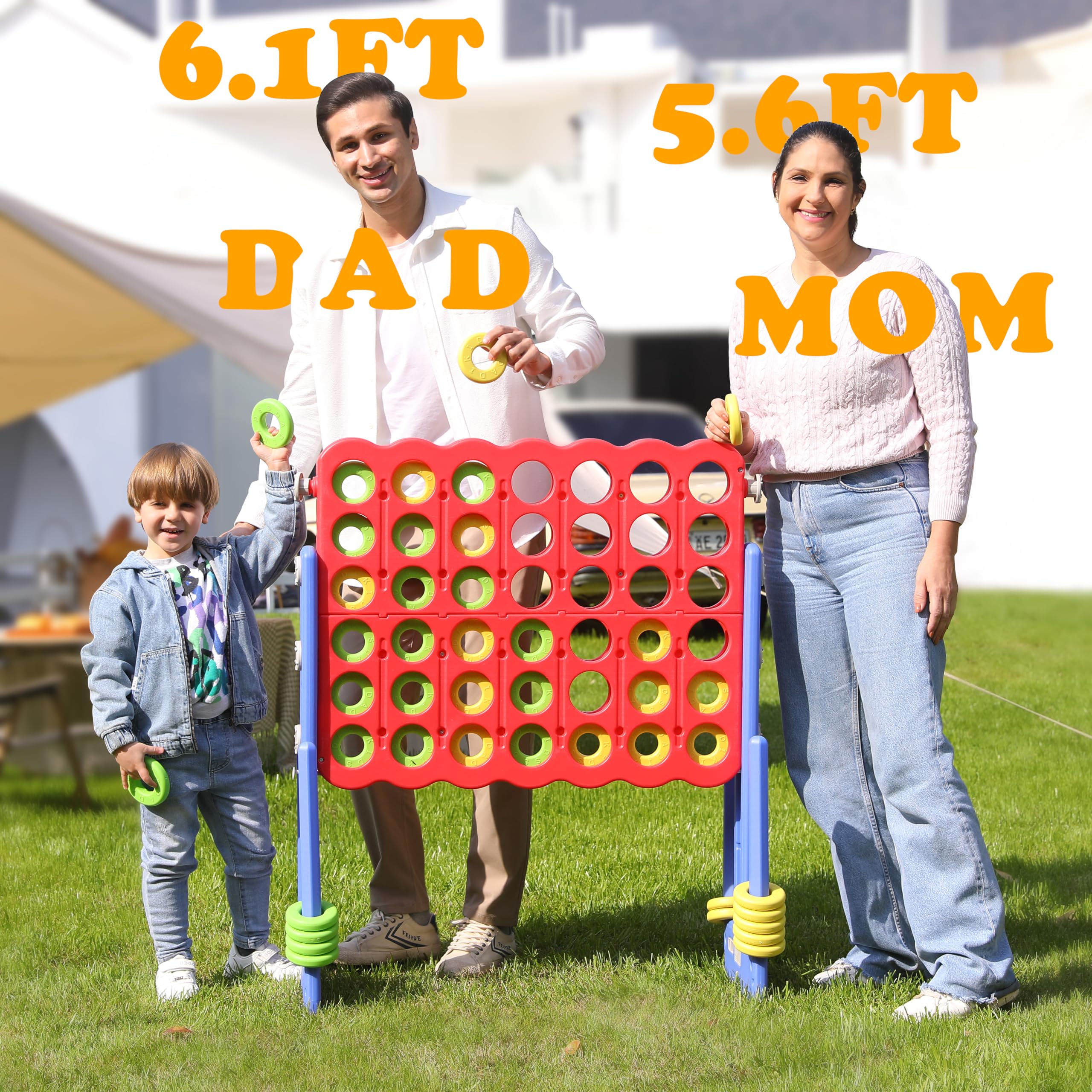 SDADI colorful giant game pieces arranged for play