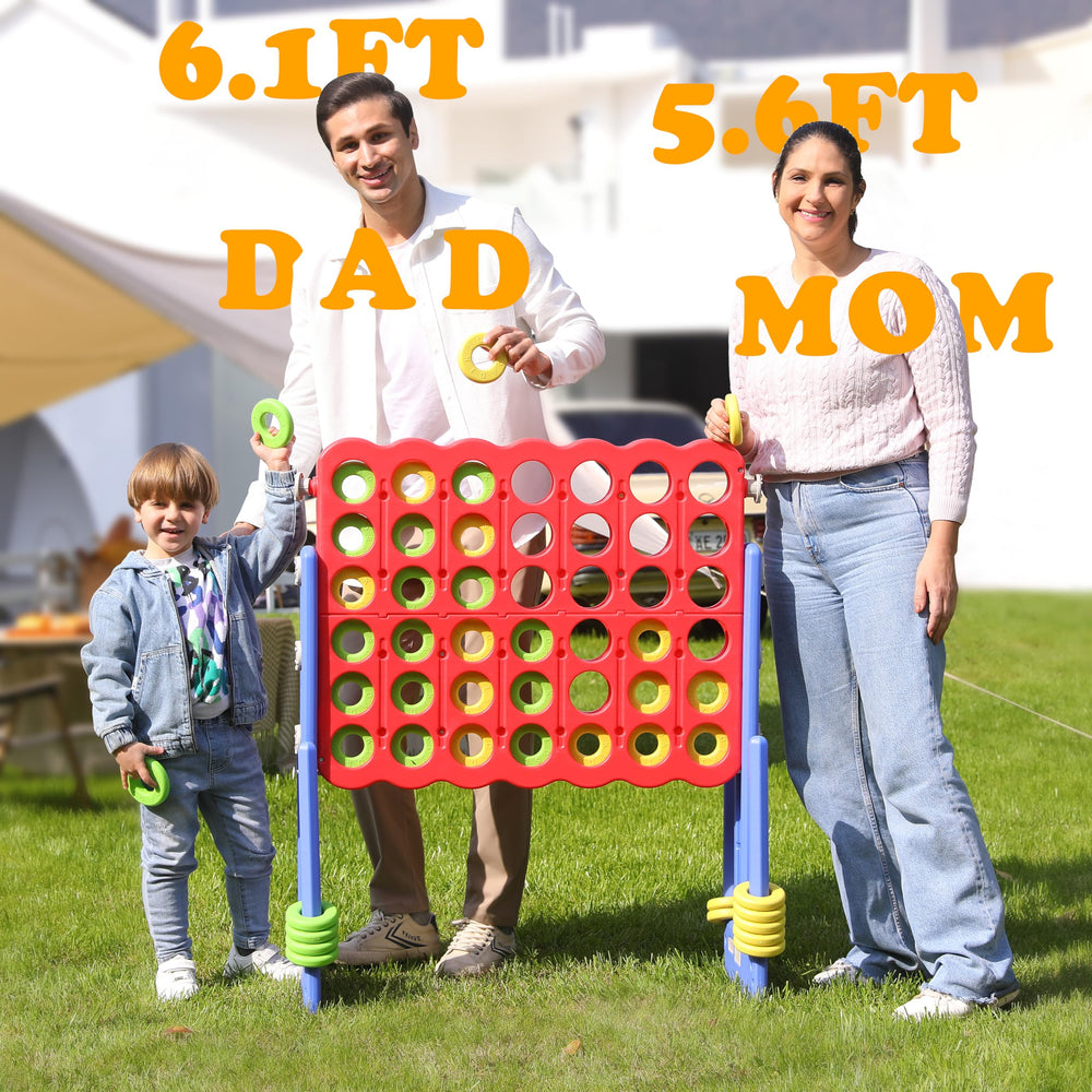 SDADI colorful giant game pieces arranged for play
