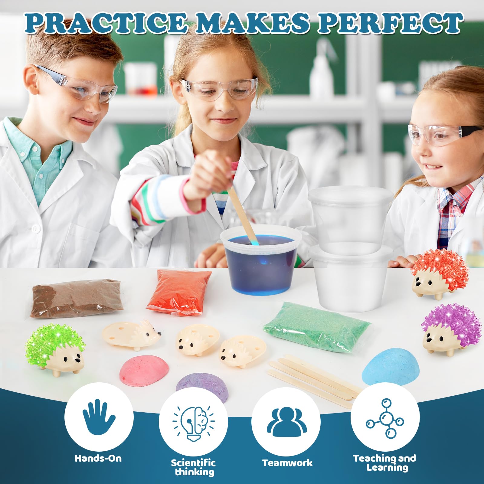 sdaymol crystal growing kit stirring sticks convenient tools for crystal growth