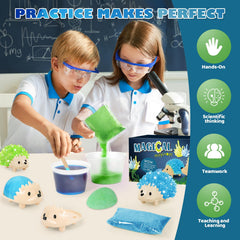 Sdaymol Stirring sticks and containers simplify crystal growth steps.