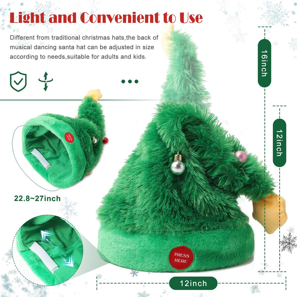 SdeNow animated Santa hat performing music for gatherings