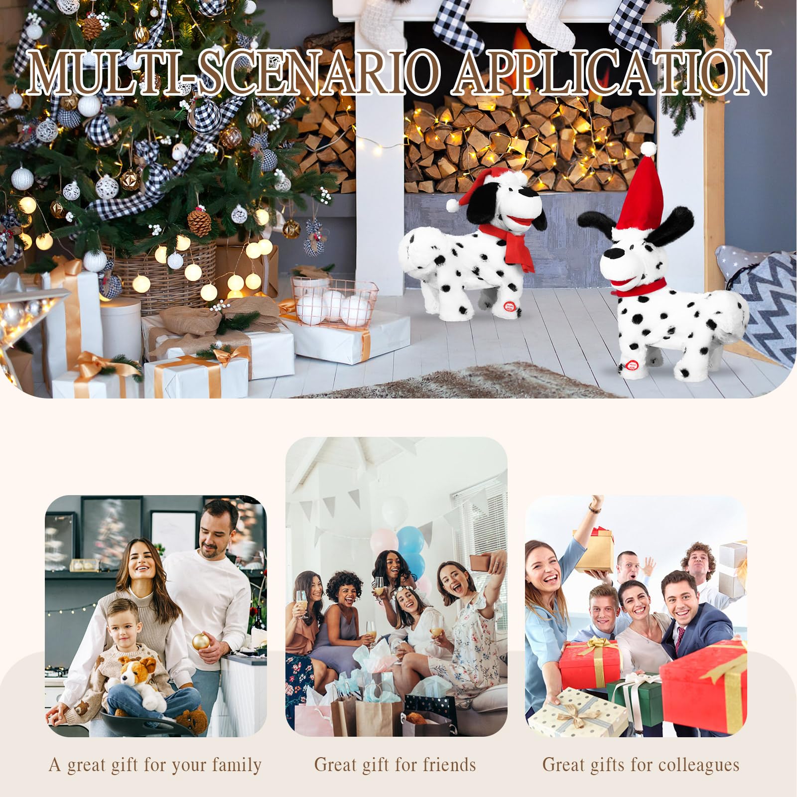 SdeNow Christmas decor toy attracts attention as a lively holiday display.