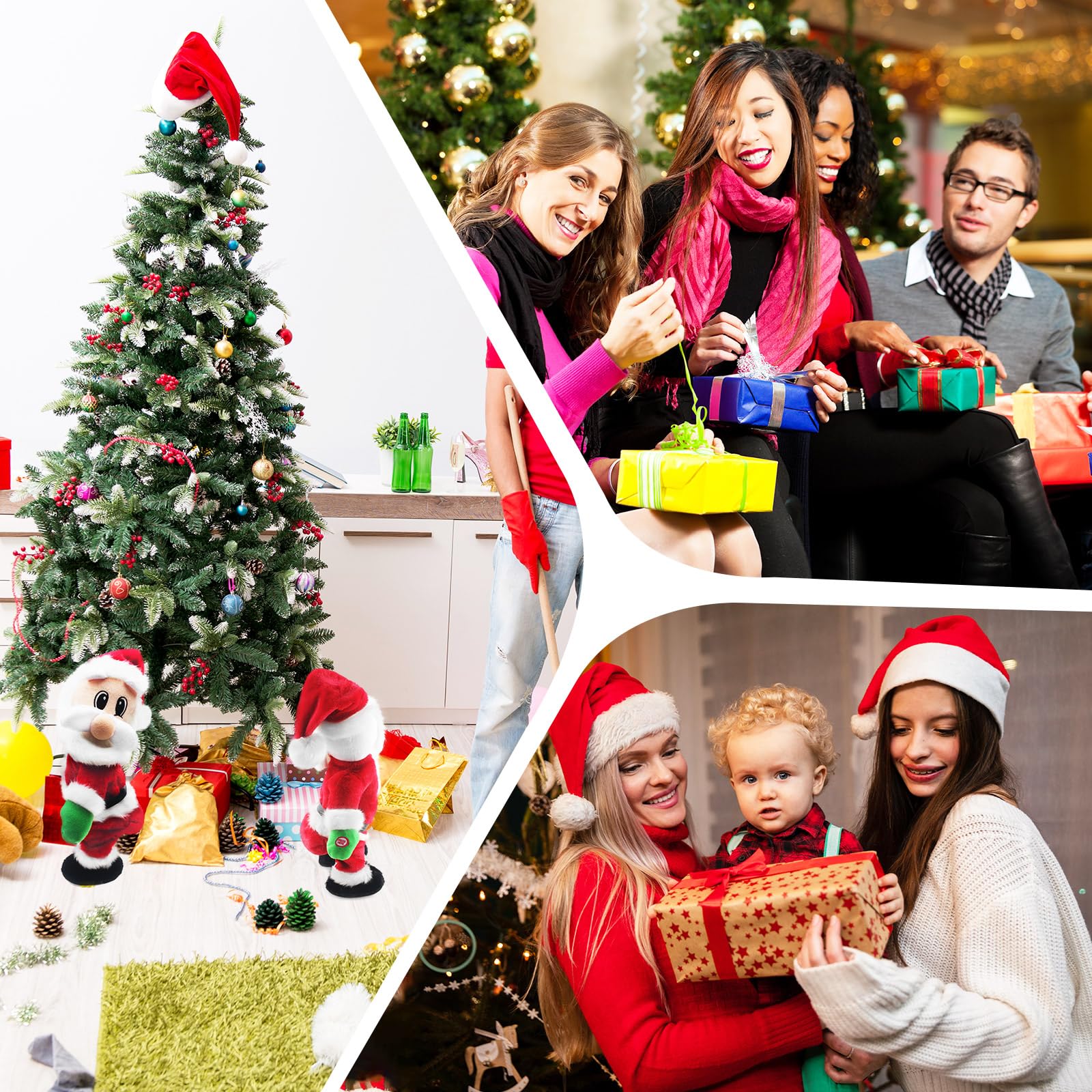 SdeNow Dancing Santa plush brings interactive party fun to events.