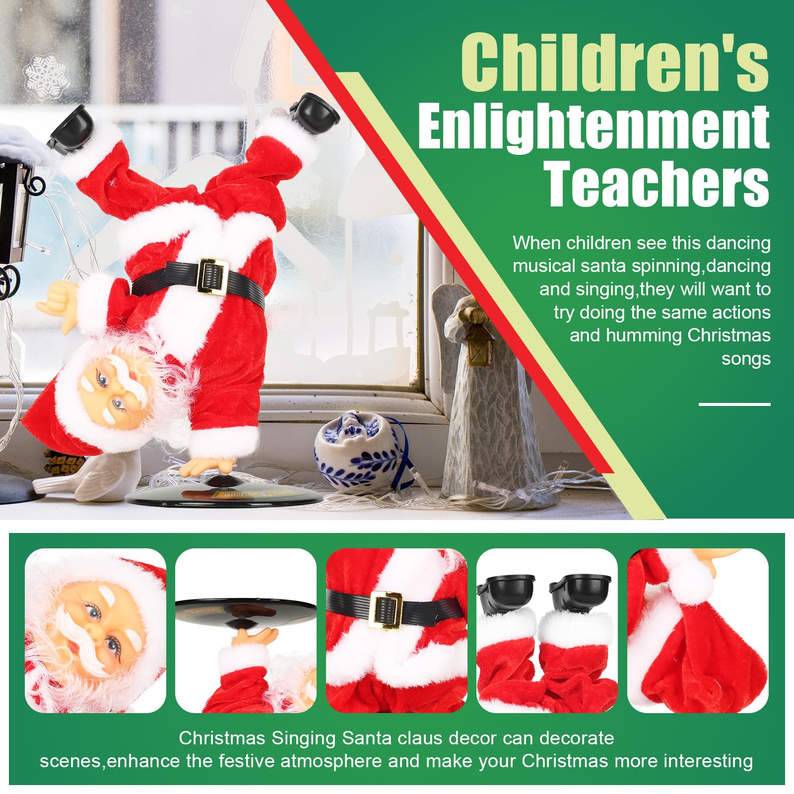 SdeNow plush Santa provides soft, safe holiday comfort for family rooms.