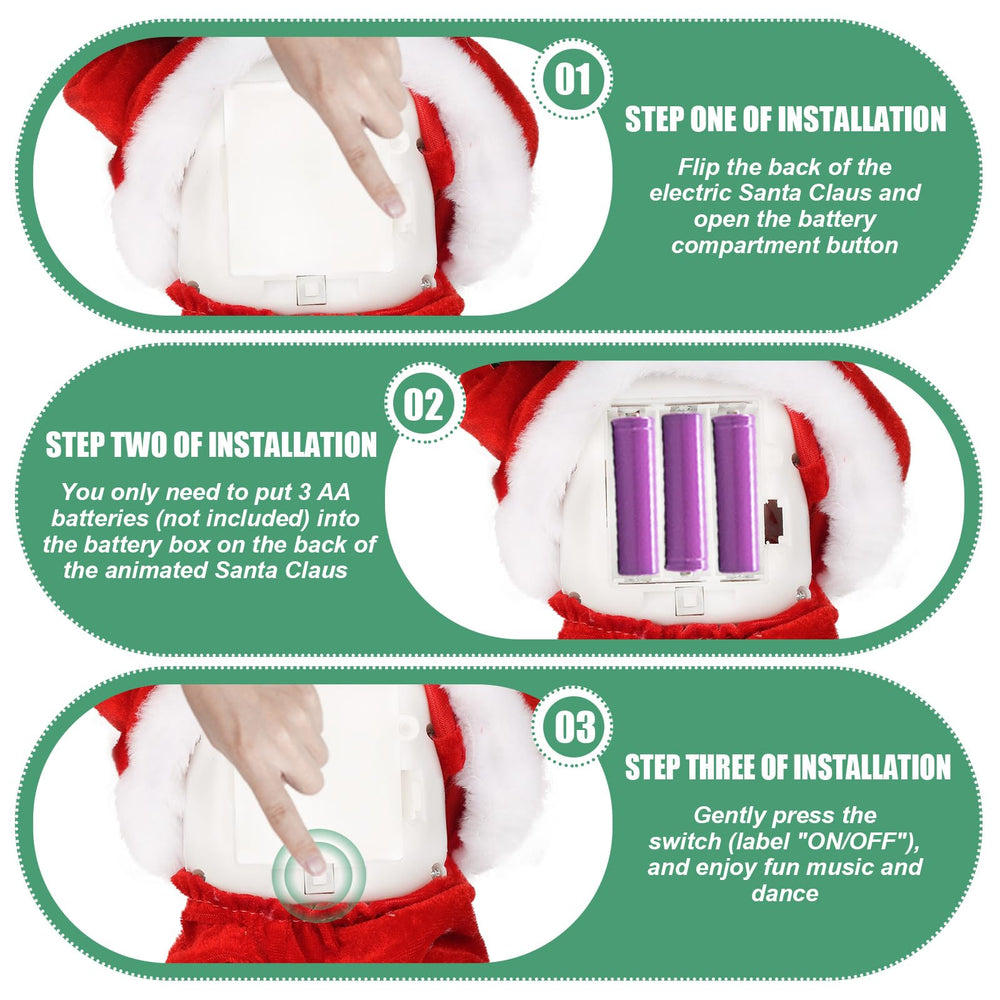SdeNow musical Santa decoration suited for homes, schools, and parties.