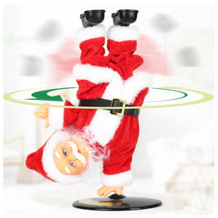 SdeNow singing-dancing inverted Santa adds lively holiday charm to any room.