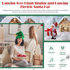 SdeNow swinging Christmas hat moving to rhythm for festive fun