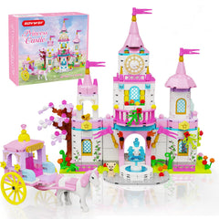 SDVWSF Princess Castle with pastel towers invites imaginative play