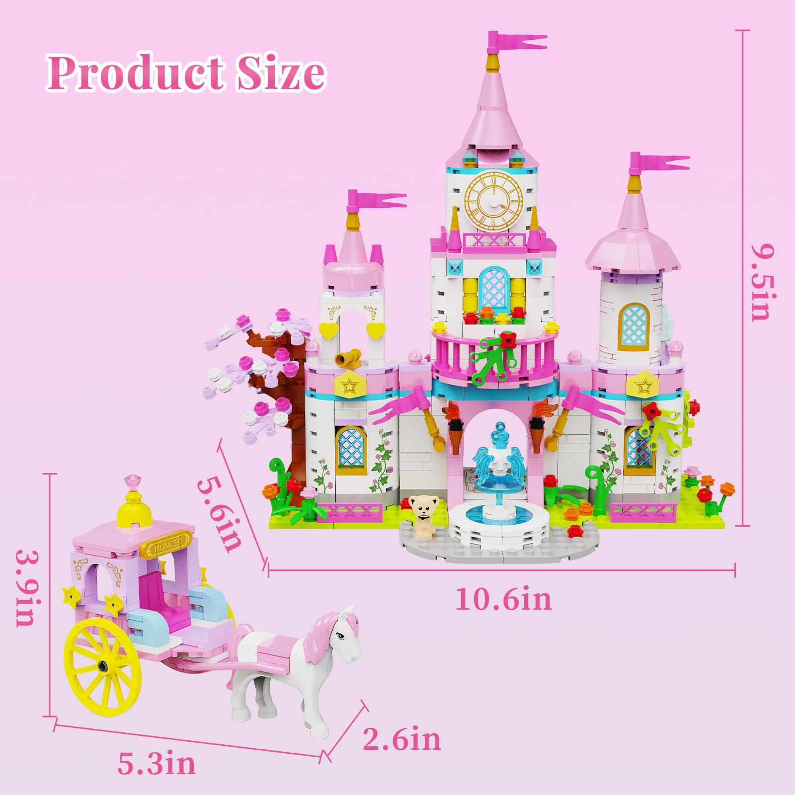 SDVWSF Princess Castle makes a perfect gift for birthdays