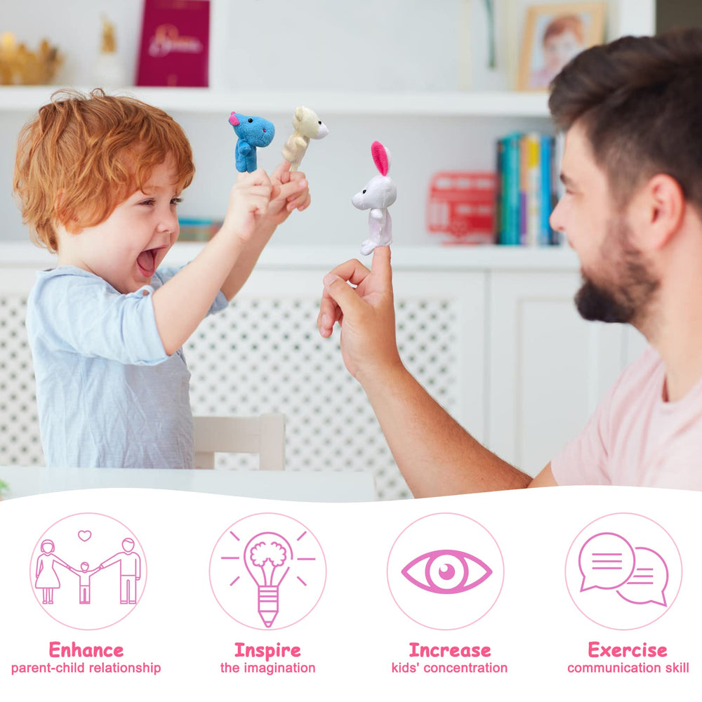 Sealive soft plush finger puppets for little hands and imaginative play.