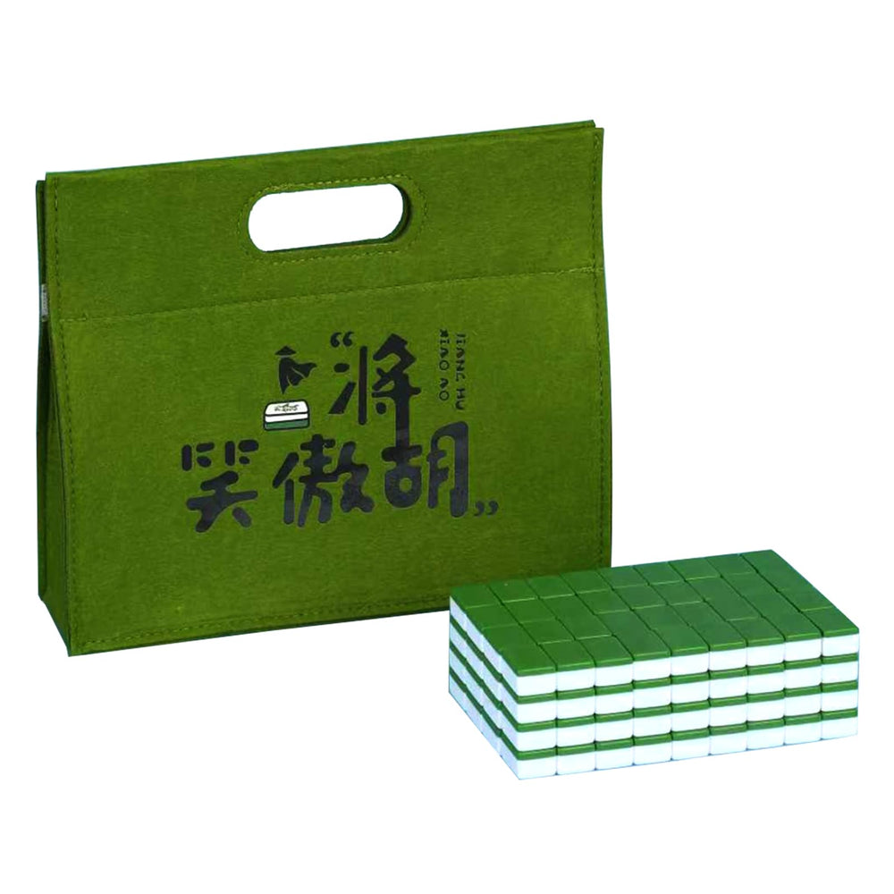 SEAMEW 30mm green-white mahjong tiles for easy reading