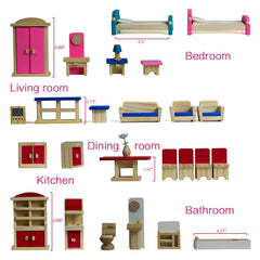 Seanmi bathroom dollhouse set with toilet, sink and locker