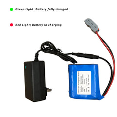 Seasider LED strip application showing portable power for ambient lighting.