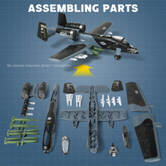 SEBUNAS A-10 model with removable missiles emphasizes customization and realism.