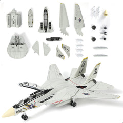 SEBUNAS F-14 Tomcat model kit in assembly stage ready for display