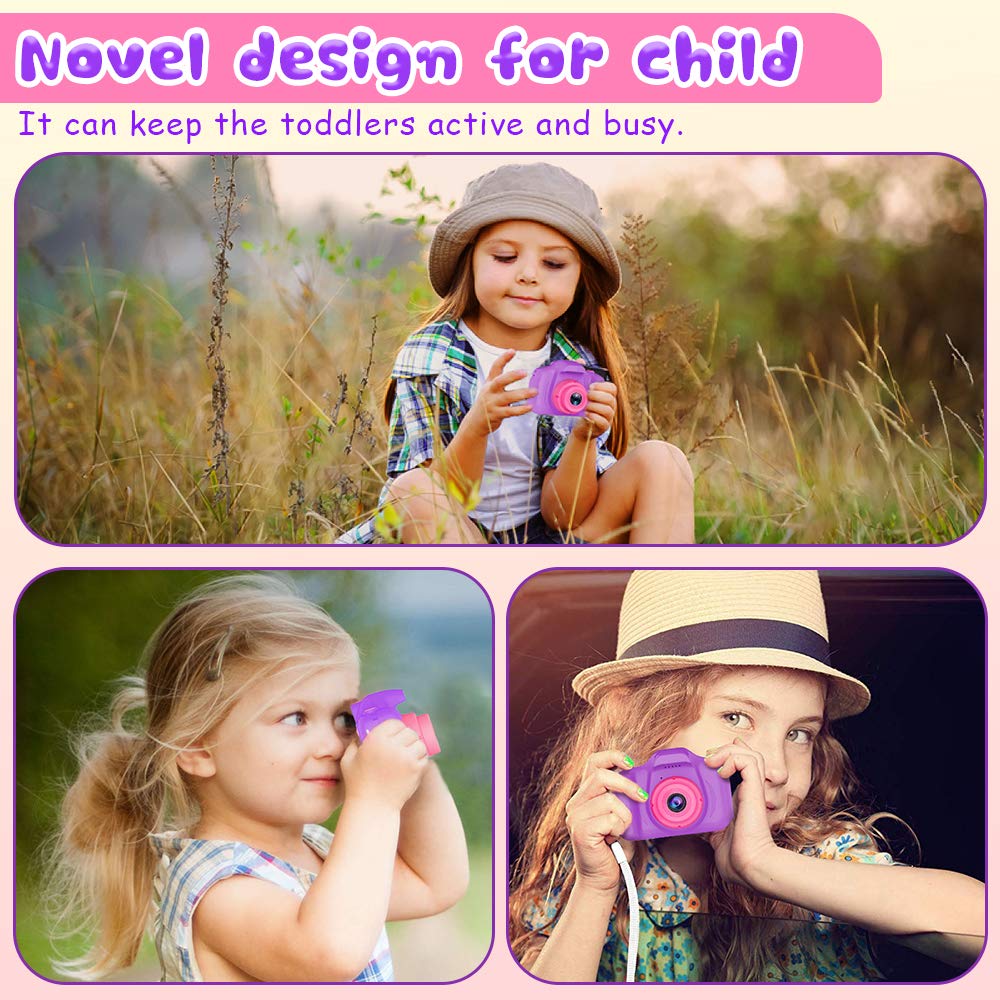 Seckton Upgrade Kids Selfie Camera battery life supports hours of continuous play.