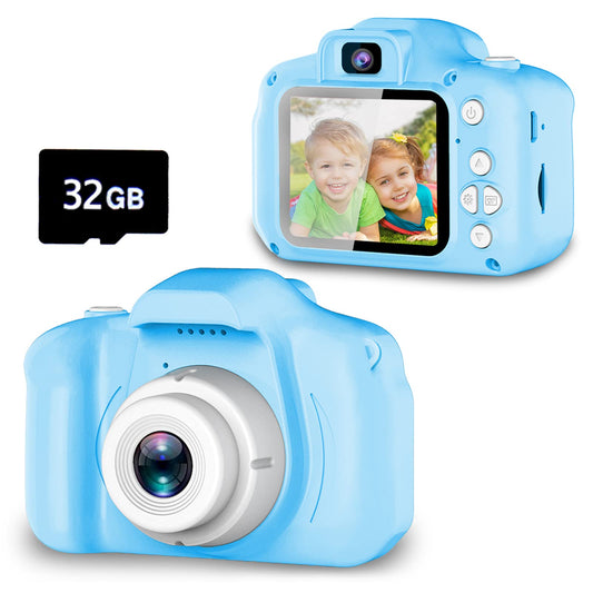 Seckton Upgrade Kids Selfie Camera front view highlights portable design for easy play