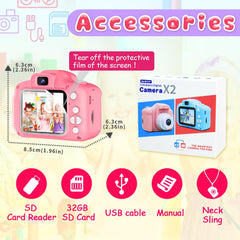 Seckton Upgrade Kids Selfie Camera kids capturing joyful moments