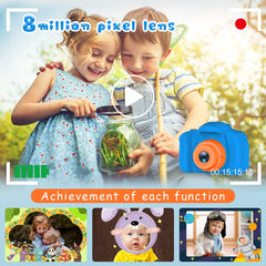 Seckton Upgrade Kids Selfie Camera with lanyard included for on-the-go adventures.