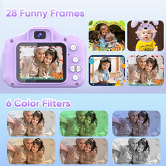 Seckton Upgrade Kids Selfie Camera safe shockproof shell protects little hands