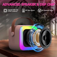 SECULEAD karaoke machine long battery life up to ten hours