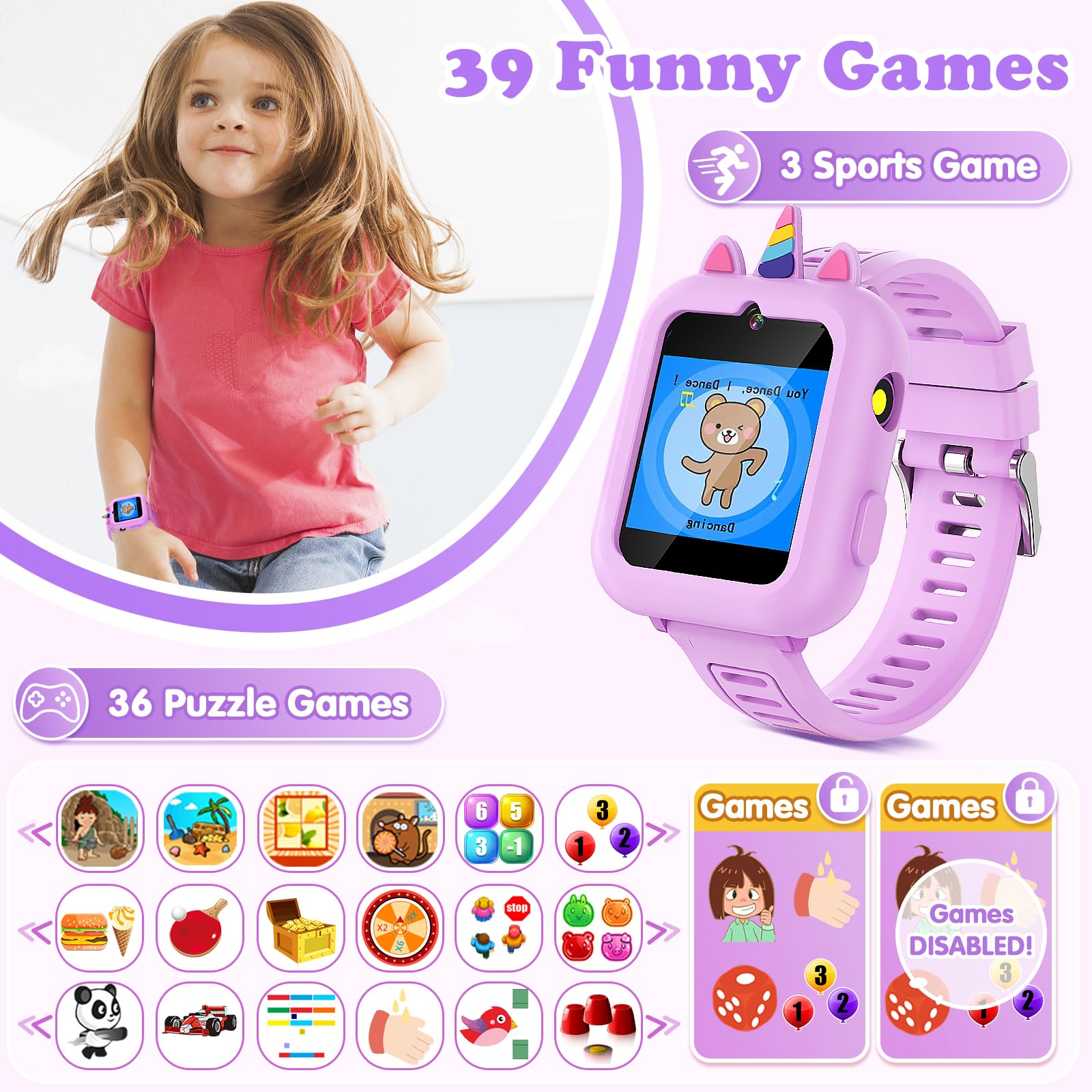 Sedzofan Kids Smart Watch long battery life for extended play