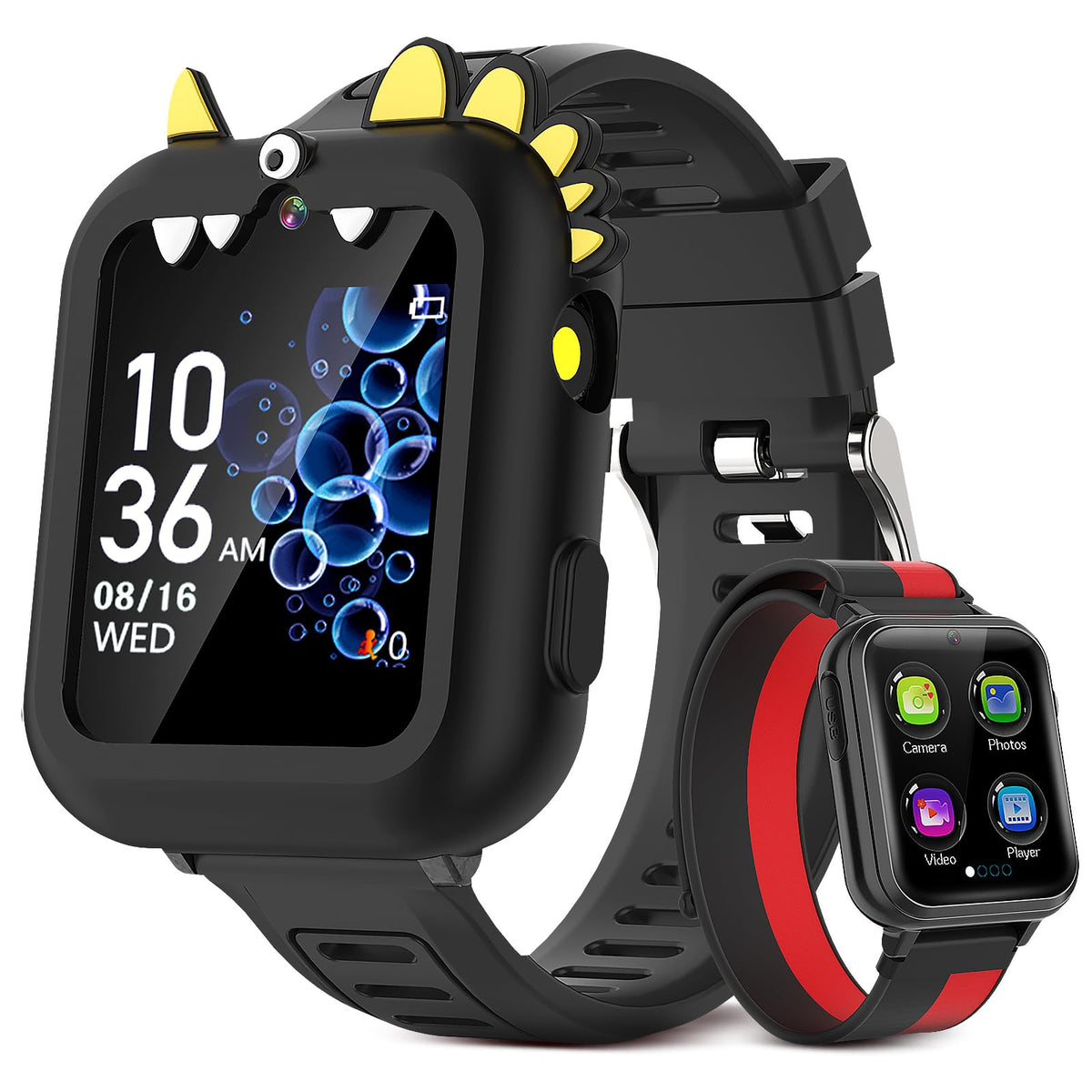 Sedzofan Kids Smart Watch front view showcases durable design for active adventures