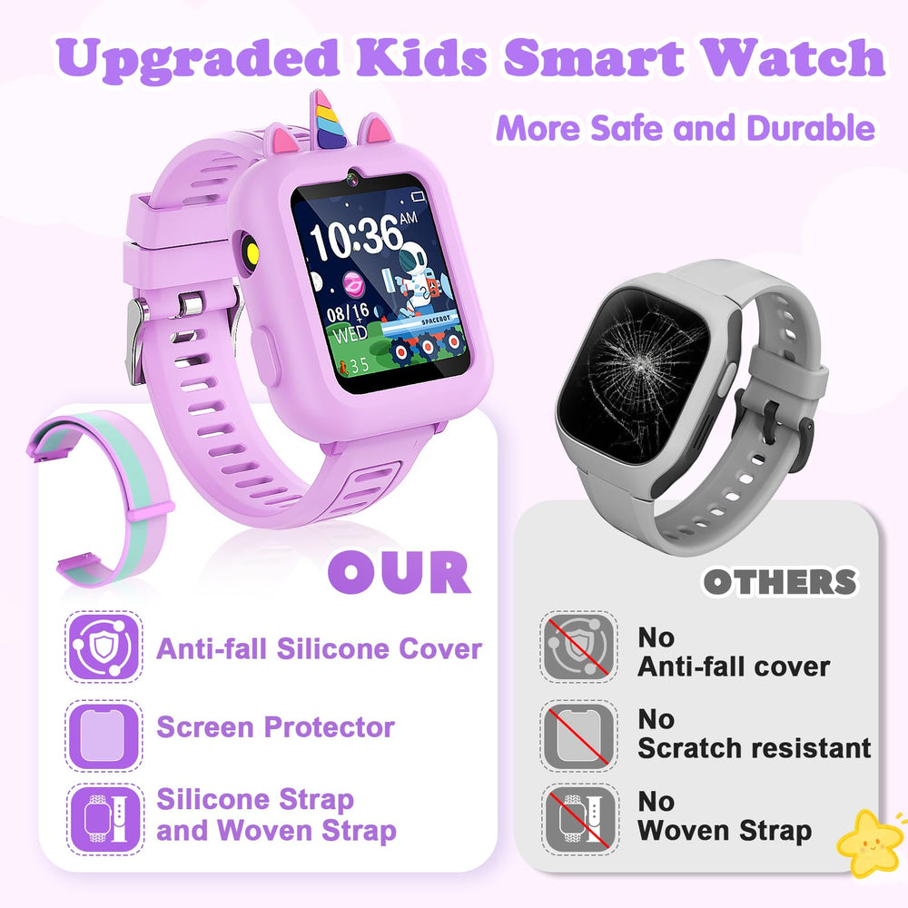 Sedzofan Kids Smart Watch games menu for engaging learning and play