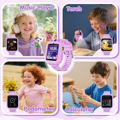 Sedzofan Kids Smart Watch 12/24 hr display for easy time reading