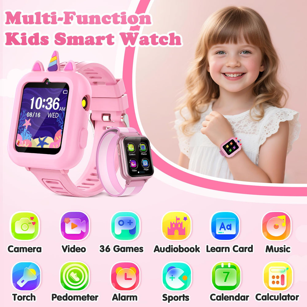 Sedzofan Kids Smartwatch camera HD captures memories during adventures.