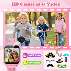 Sedzofan Kids Smartwatch showing games and learning on screen.