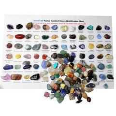 SeeuFun green aventurine tumbled chip offers bright color for crafts and study