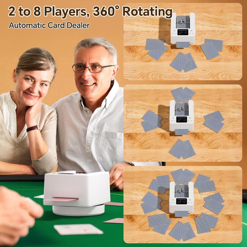Seektain automatic card dealer non-slip base keeps games stable.
