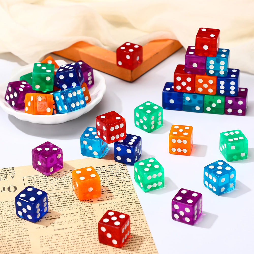 Seenelling 36-piece acrylic dice deliver durable, long-lasting fun in every game.
