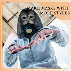 Seenelling faux fur precut strips add realistic texture to Therian designs.