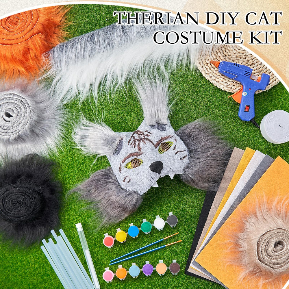 Seenelling felt fabrics in warm colors for mask design