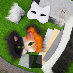 Seenelling plastic mesh sheets suitable for precise mask detailing and shaping.