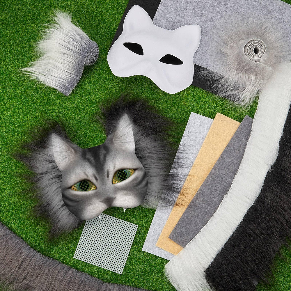 Seenelling Therian mask kit plastic mesh sheets for easy sizing