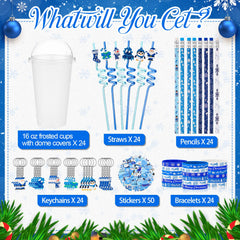 Seenelling winter gift set stickers for decorating and gifting touches