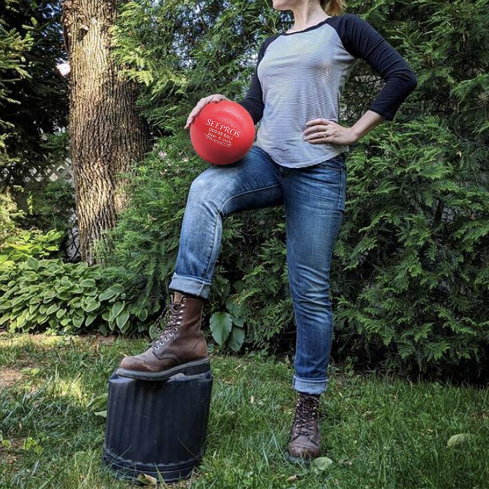 SEEPROS foam dodgeball set indoor-outdoor use for year-round fun.