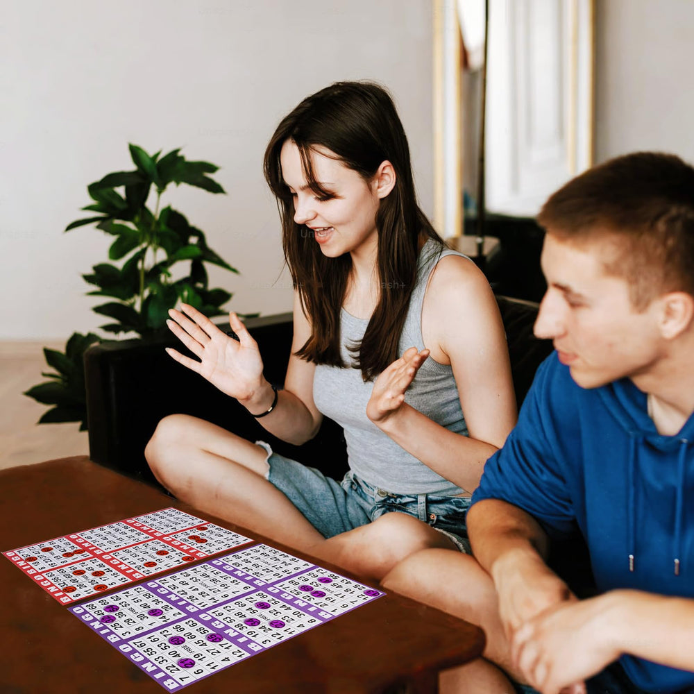 SEETOOOGAMES bingo books feature 100 sets of five sheets for events
