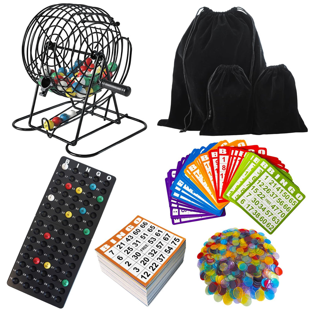 SEETOOOGAMES Deluxe Bingo Cage spins smoothly for quick rounds