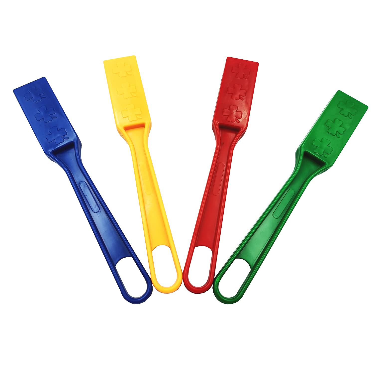SEETOOOGAMES 400 metal chips in blue yellow green red for quick counting