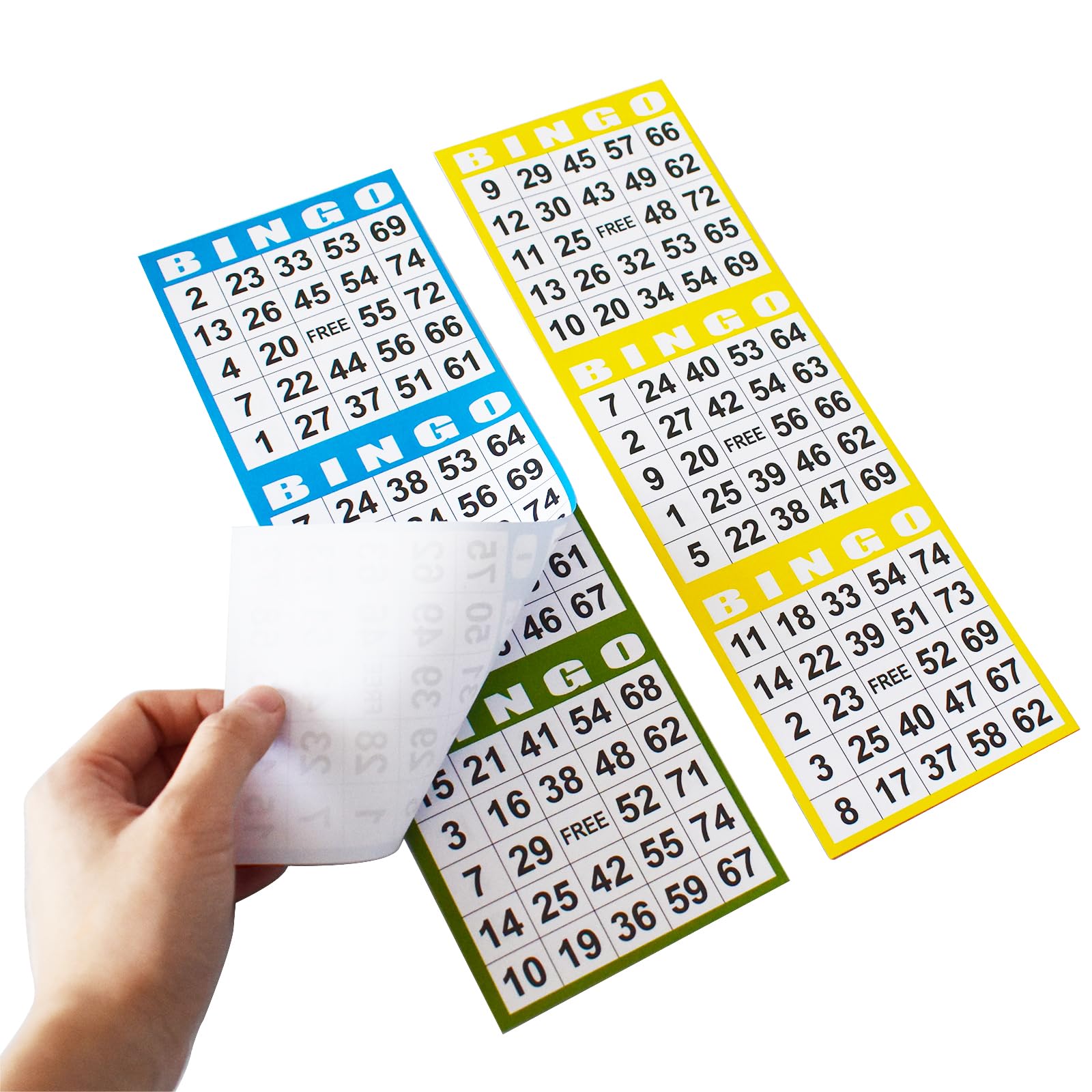 SEETOOOGAMES reusable option with bingo chips for repeated rounds