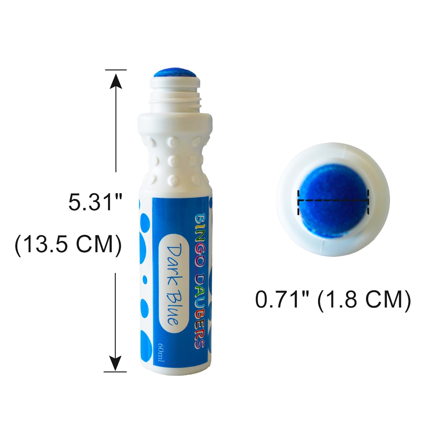 SEETOOOGAMES Bingo Daubers leak-proof cap detail emphasizes mess-free playtime